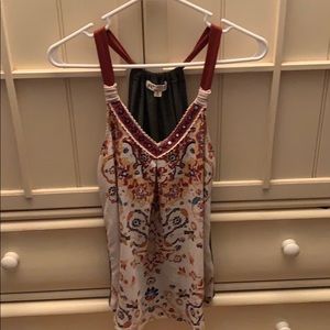 Brown and Gray Tank top